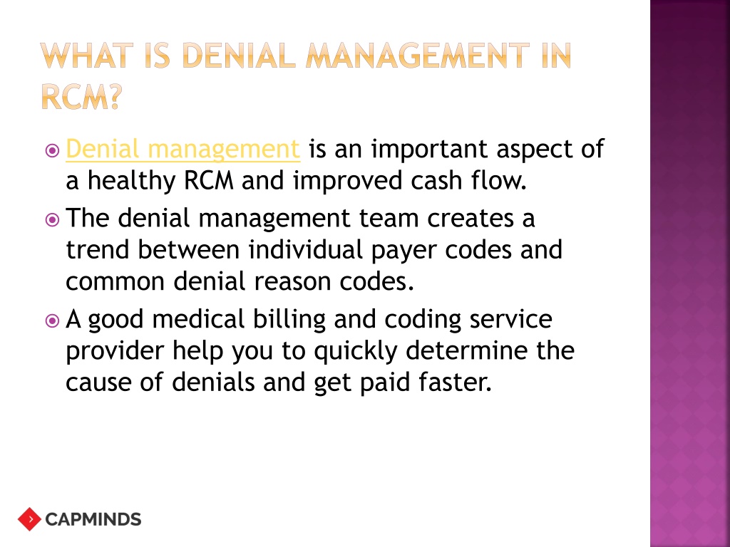 Ppt Optimizing Your Claim Denial Management Process Powerpoint Presentation Id10554511 9174