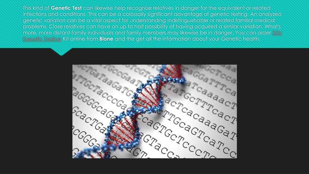 PPT - What is Diagnostic genetic test PowerPoint Presentation, free ...