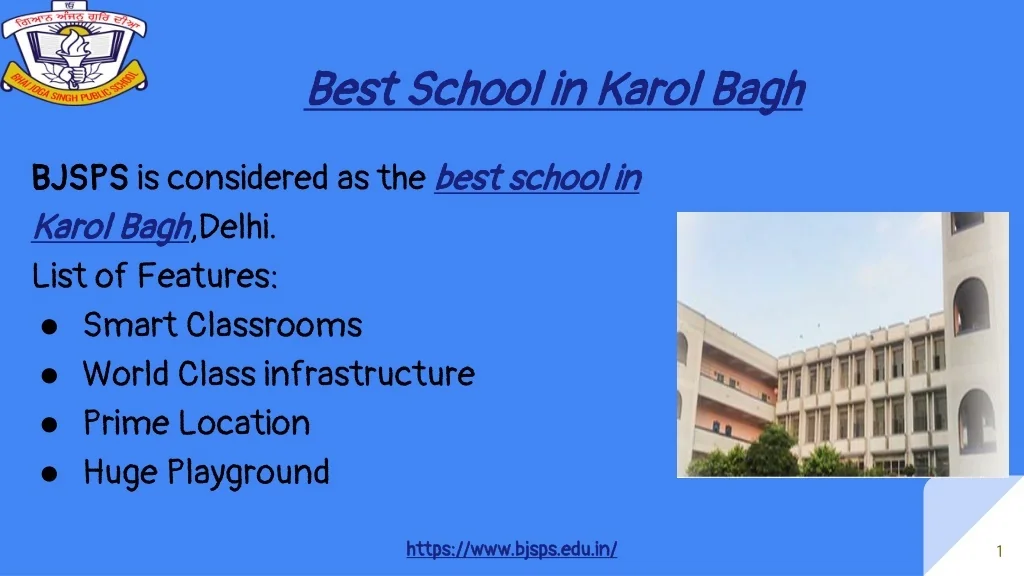 PPT Most Awarded Best School in Karol Bagh PowerPoint Presentation