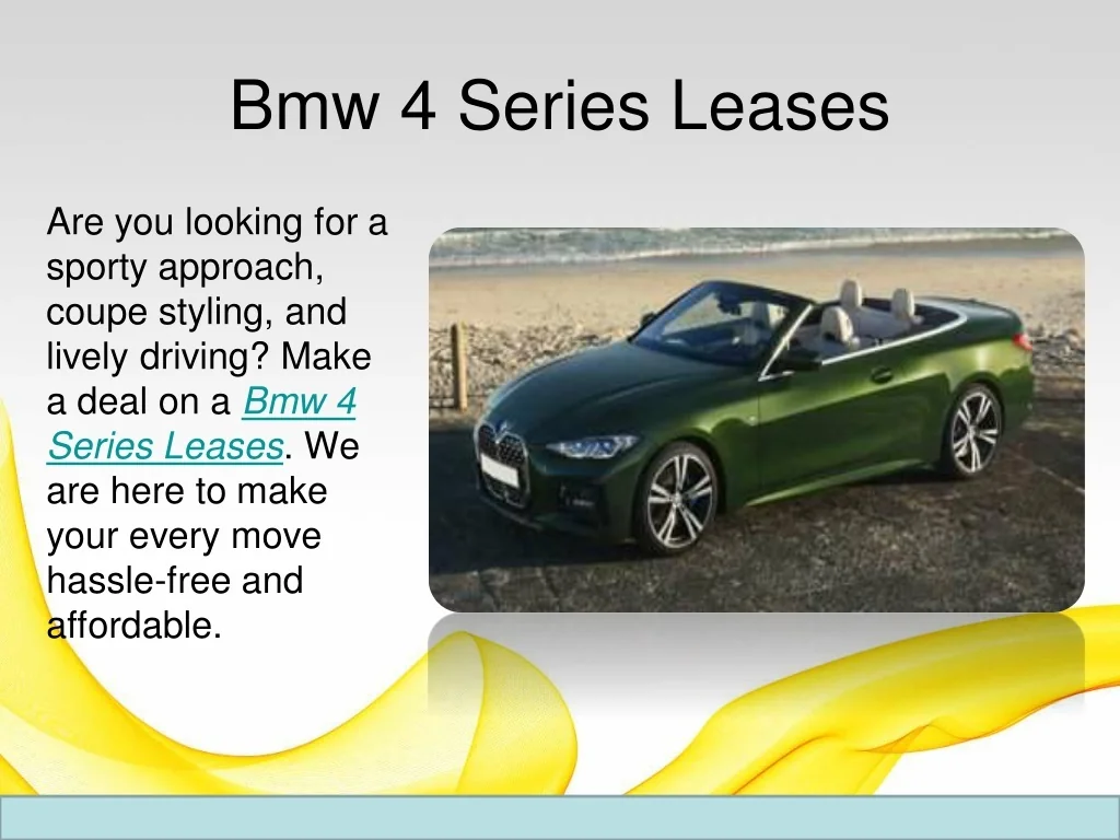 PPT - The Ultimate Guide To Lease BMW Series PowerPoint Presentation ...