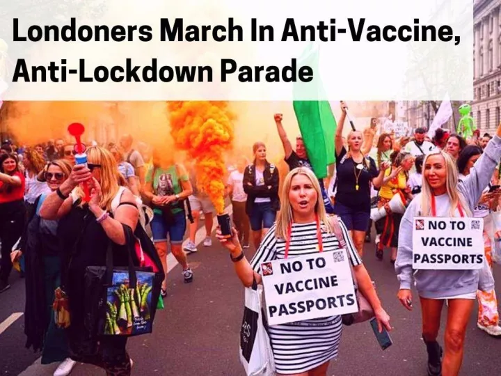londoners march in anti vaccine anti lockdown parade n.