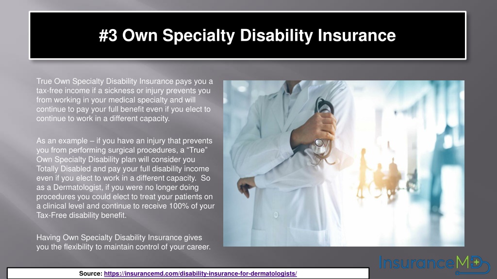 Specialty Specific Disability Insurance