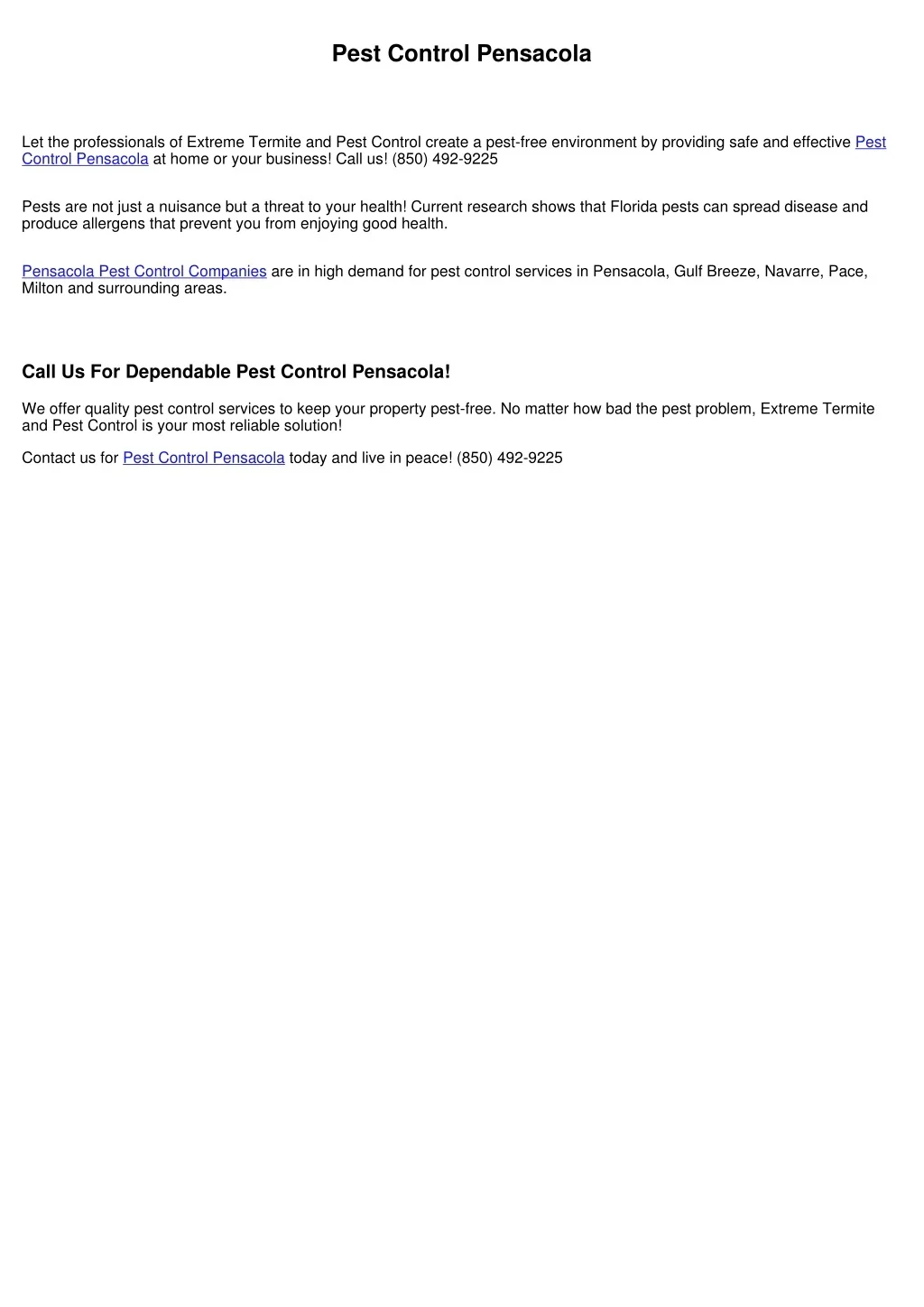 PPT Pest Control Pensacola PowerPoint Presentation, free download ID10577753