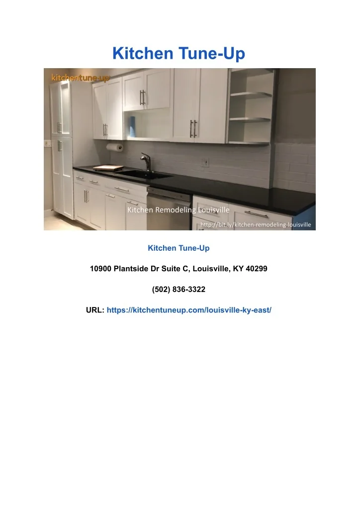 PPT Kitchen TuneUp PowerPoint Presentation, free download ID10579704