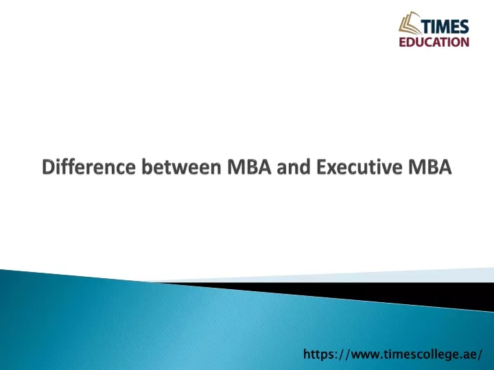 What Is The Difference Between An Mba And Executive Mba