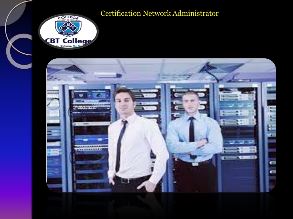PPT Certification Network Administrator PowerPoint Presentation free