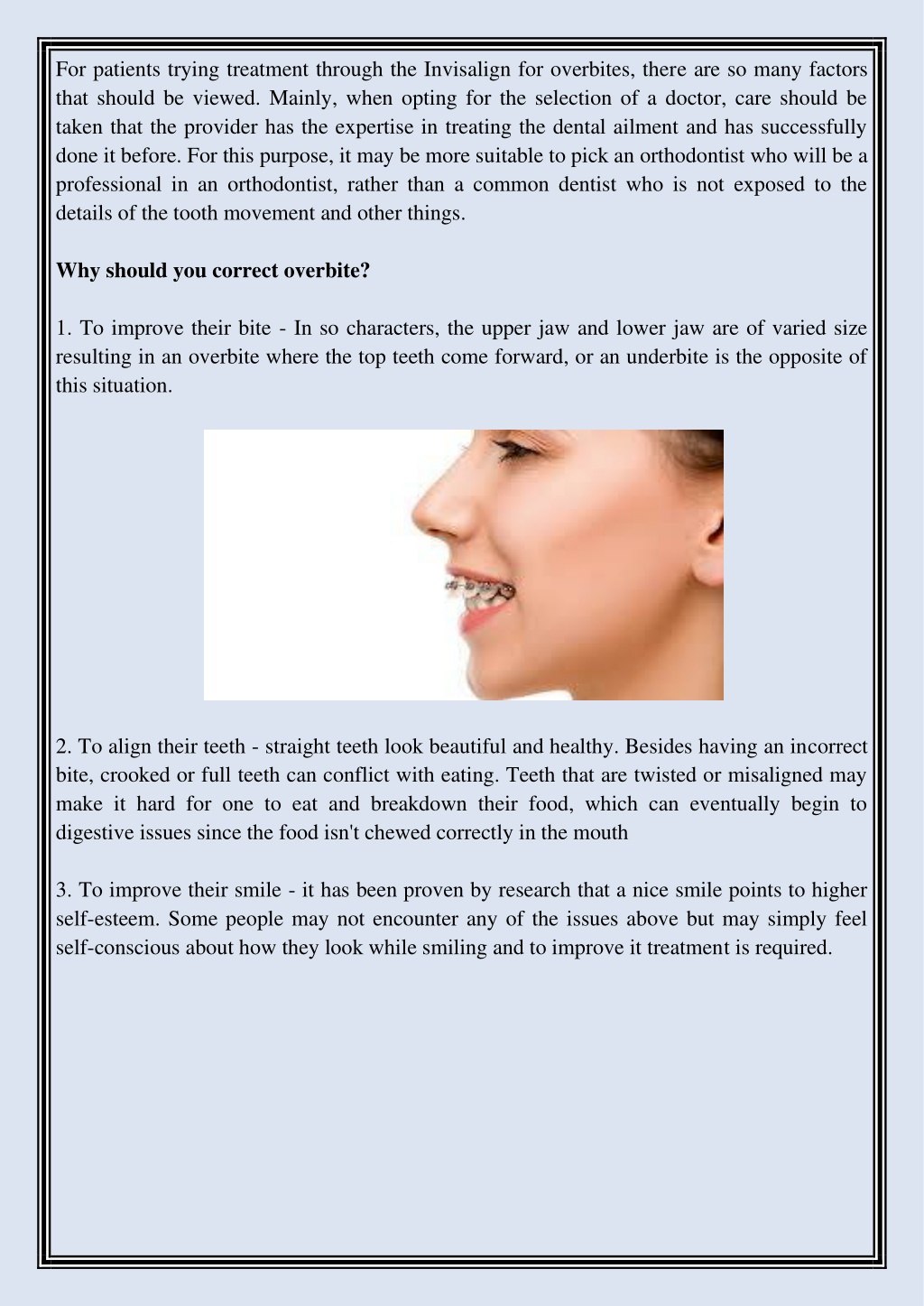 Ppt Can Invisalign Braces Fix An Overbite Powerpoint Presentation Free Download Id 10583572