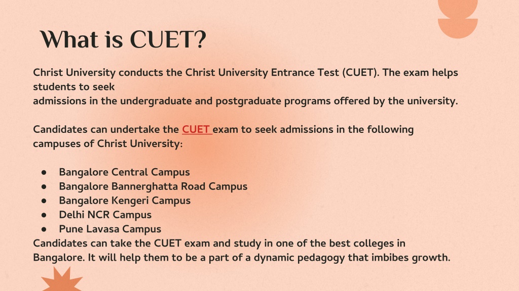 What Is Cuet Exam