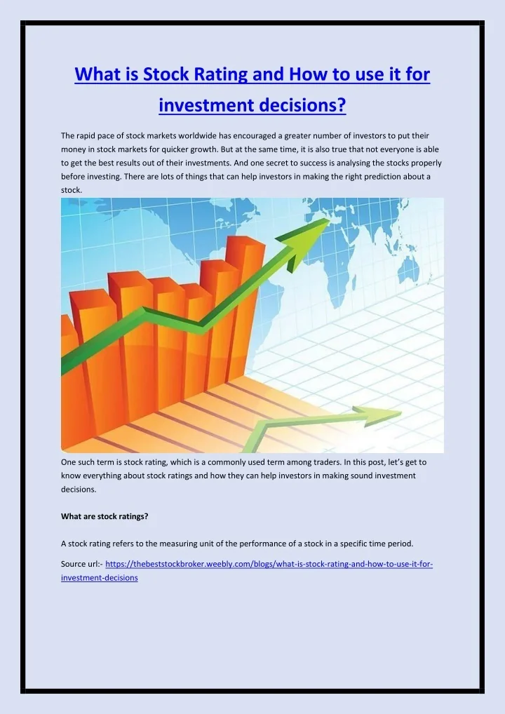 PPT What is Stock Rating and How to use it for investment decisions