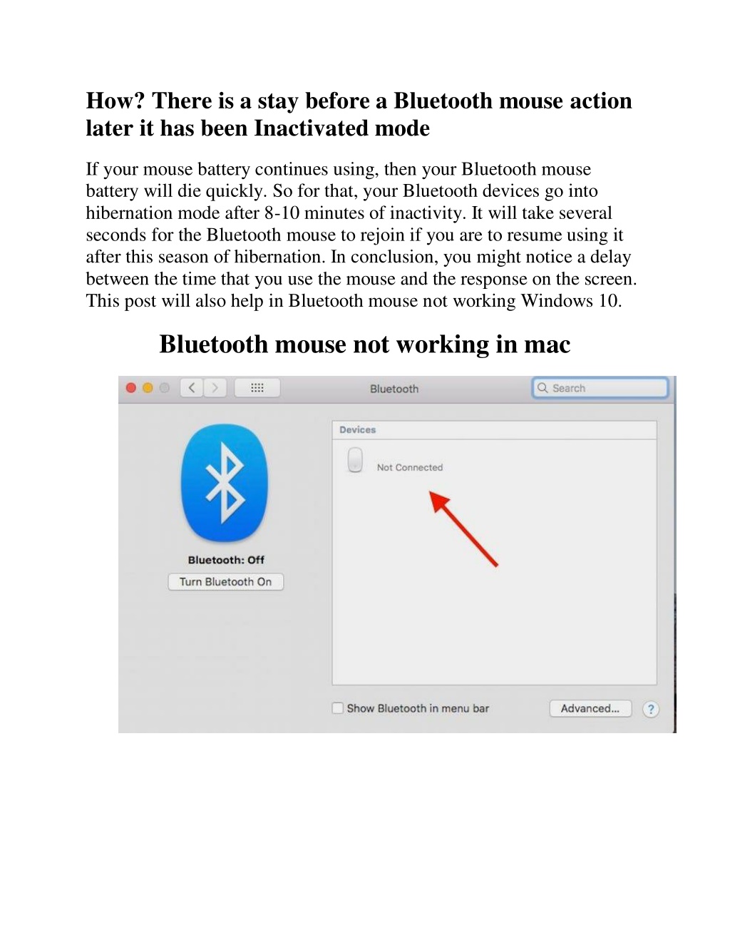 PPT - How To Fix The Bluetooth Mouse Is Not Working PowerPoint ...