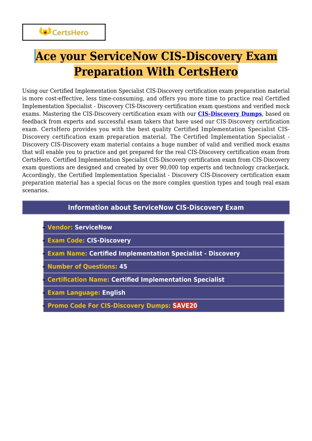 New CIS-Discovery Braindumps Ebook