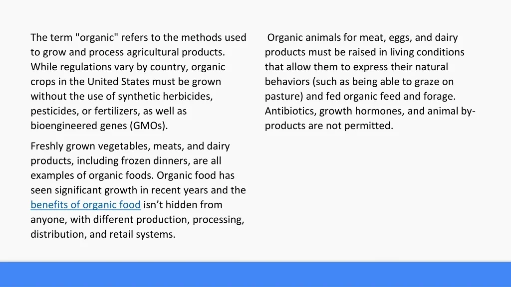 PPT - Benefits of Organic Food PowerPoint Presentation, free download ...