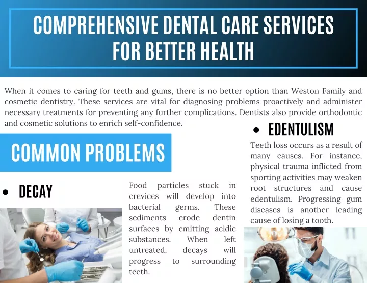 PPT - Comprehensive Dental Care Services for Better Health PowerPoint Presentation - ID:10586486