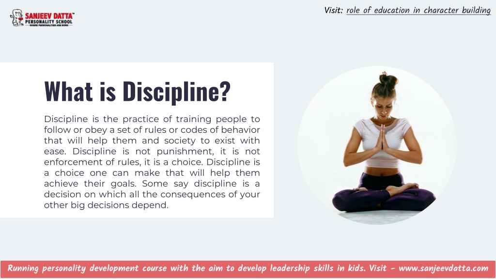 presentation importance of discipline