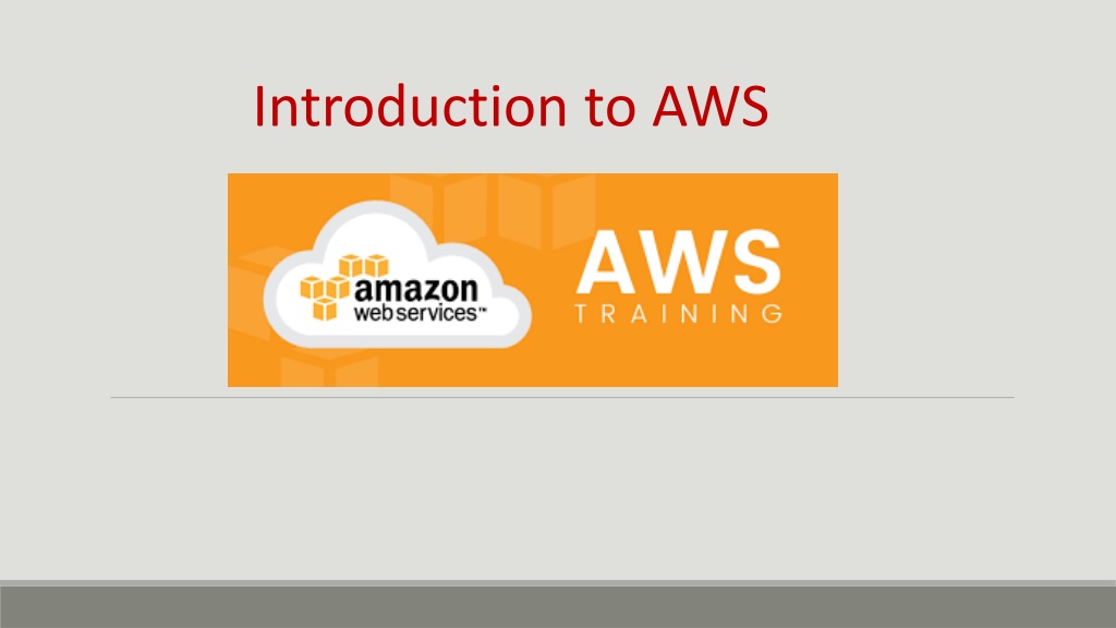 Ppt Introduction To Aws Powerpoint Presentation Free Download Id