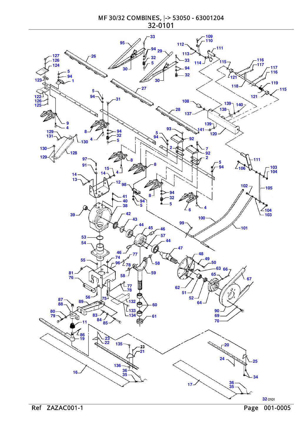 PPT - Massey Ferguson MF 30 COMBINES (- 53050) Parts Catalogue Manual ...