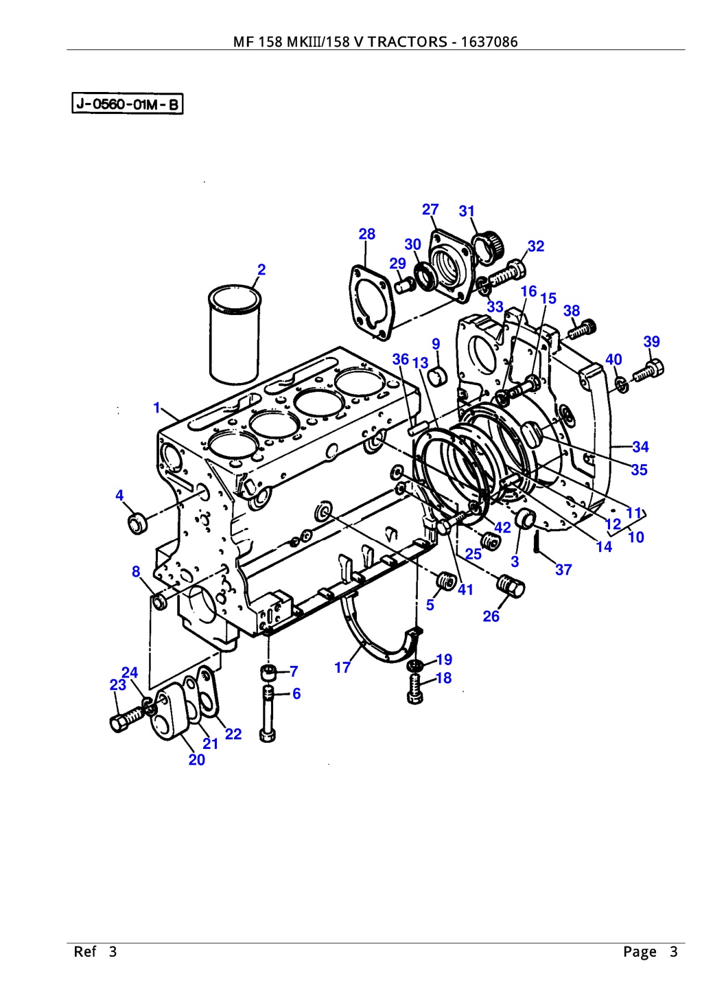 PPT - Massey Ferguson MF 158 MKIII 158 V TRACTORS Parts Catalogue ...