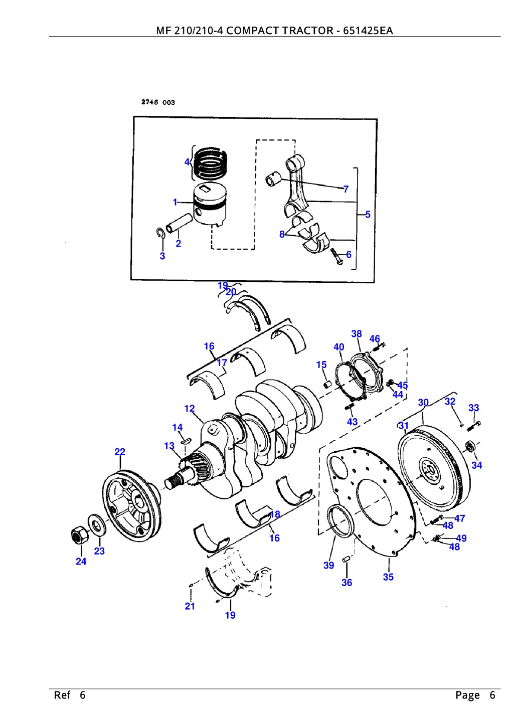 PPT - Massey Ferguson MF 210-4 COMPACT TRACTOR Parts Catalogue Manual ...