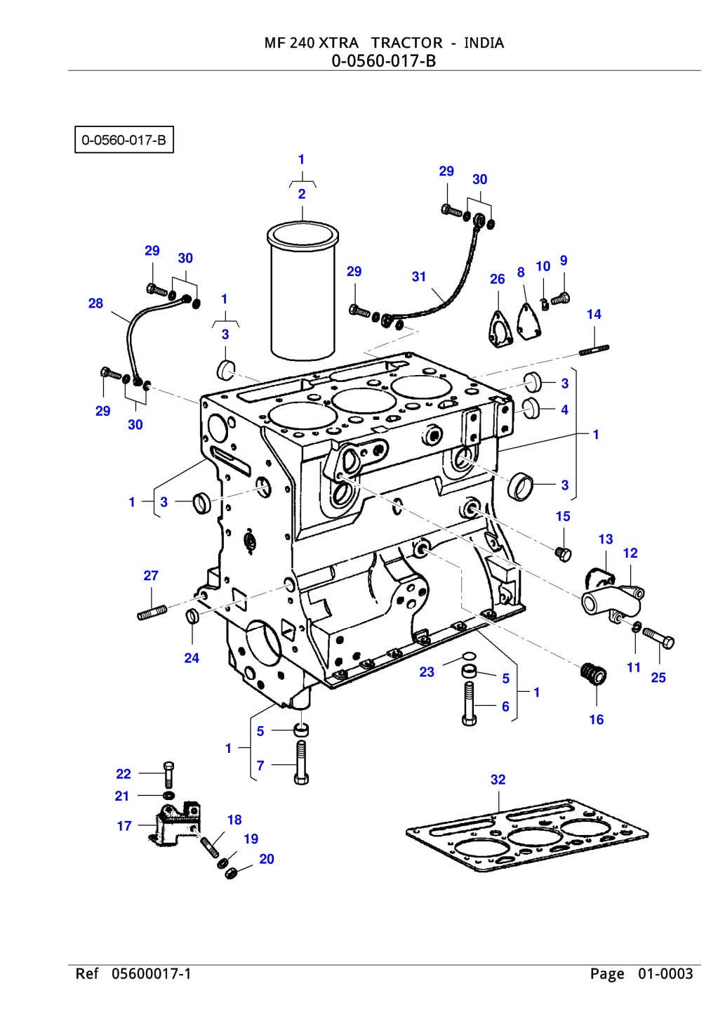 PPT - Massey Ferguson MF 240 XTRA TRACTOR (INDIA) Parts Catalogue ...