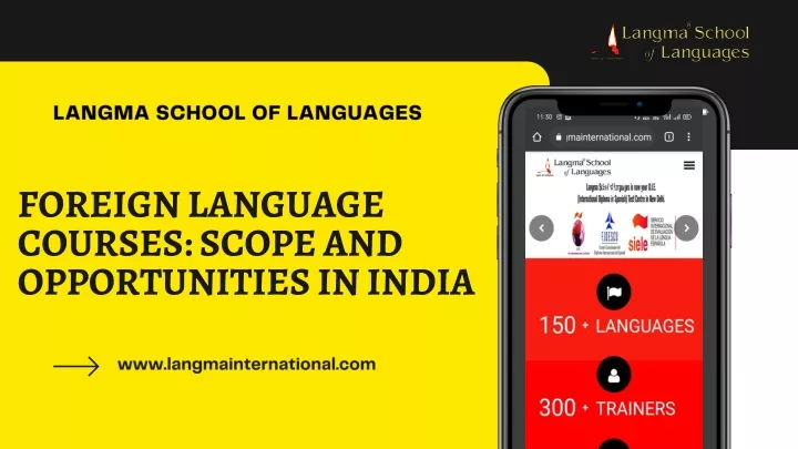 Scope Of Foreign Language In India