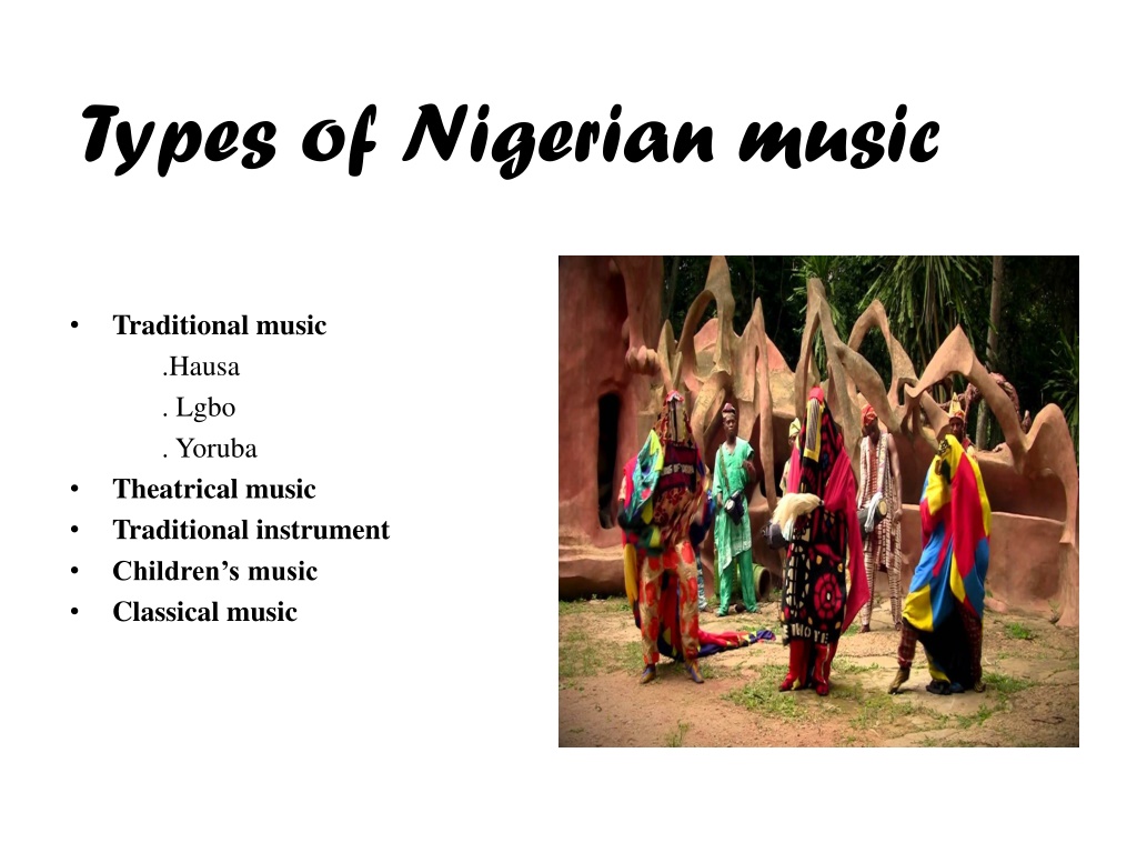 nigerian music presentation