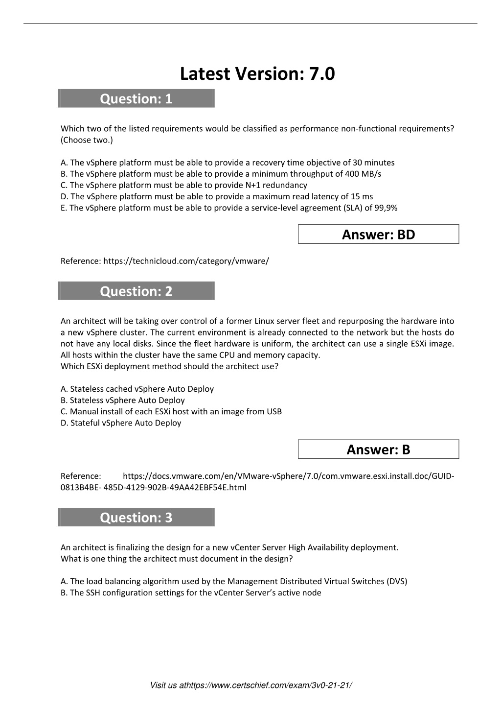 3V0-21.21 Test Questions Vce