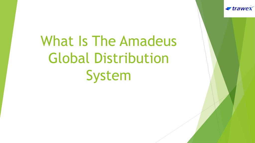 amadeus global travel distribution system