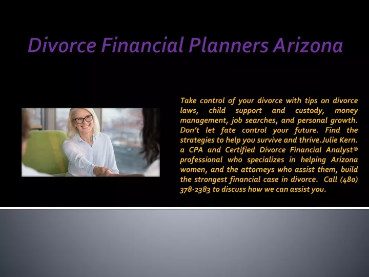 Ppt Divorce Financial Planners Arizona Powerpoint Presentation Free