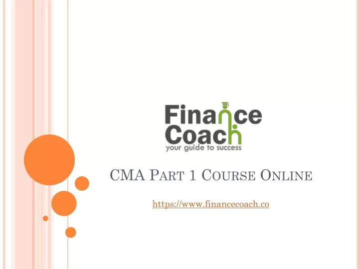 PPT CMA Part 1 Course Online PowerPoint Presentation, free download