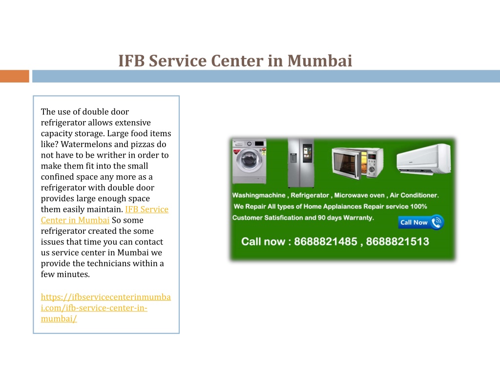 PPT IFB Customer Care in Mumbai PowerPoint Presentation, free