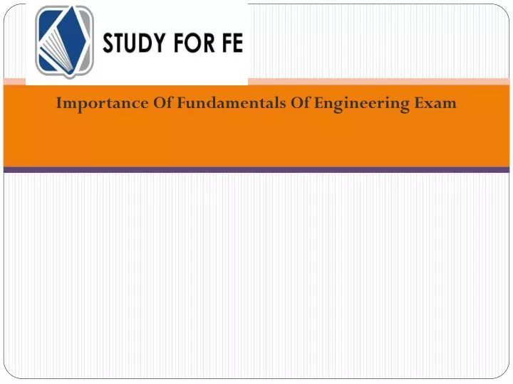 PPT - Fundamentals Of Engineering Exam PowerPoint Presentation, Free ...