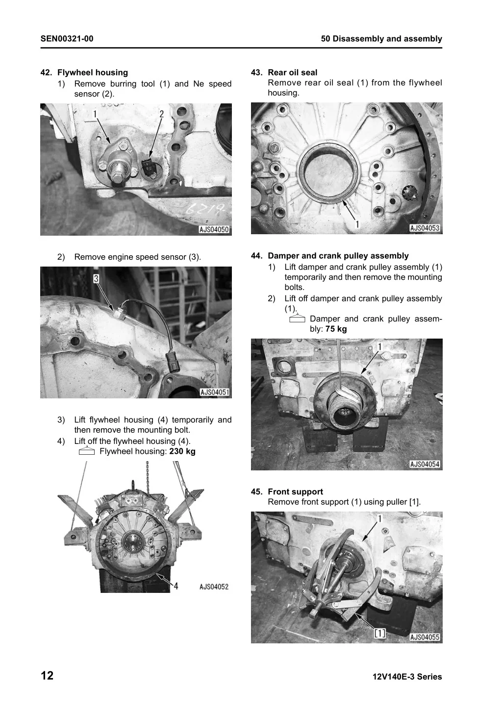 PPT - Komatsu 12V140E-3 Series Engine Service Repair Manual PowerPoint