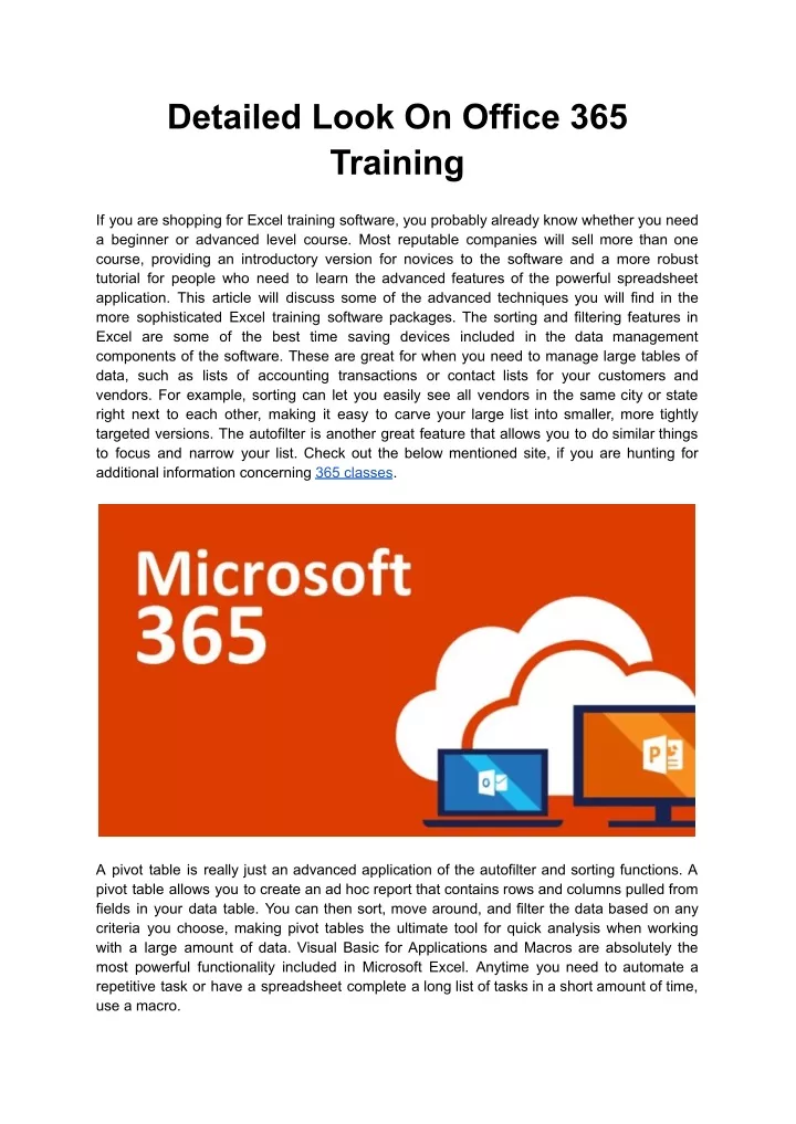 office 365 training powerpoint presentation