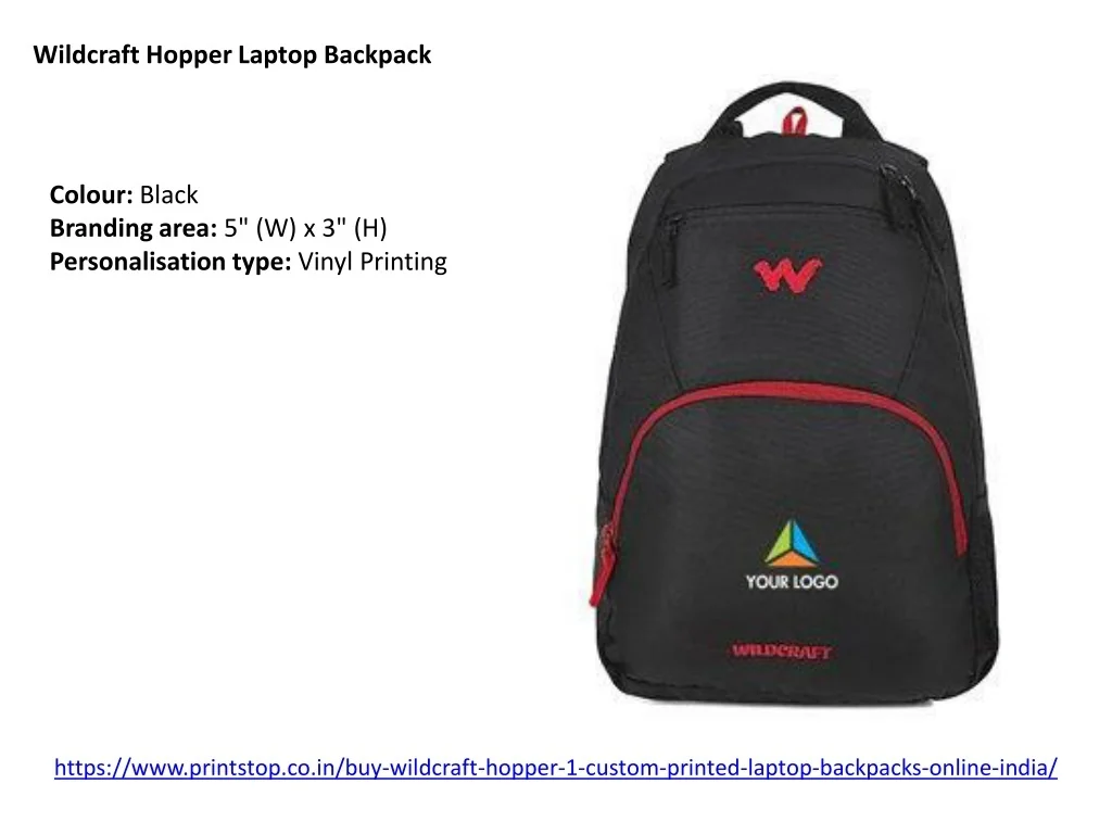 PPT Wildcraft Hopper Laptop Backpack PowerPoint Presentation, free