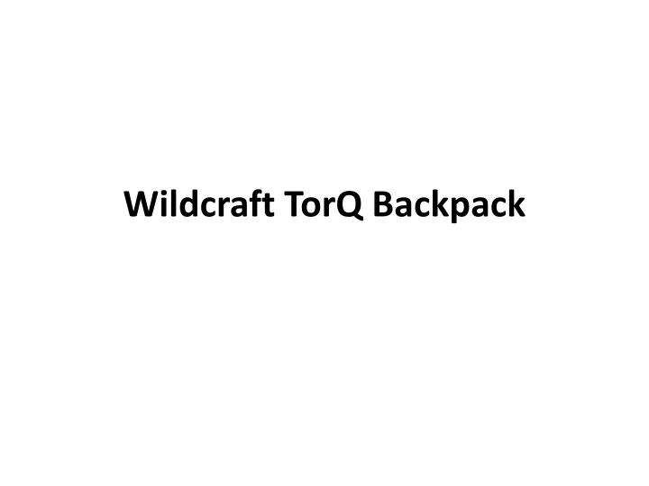 wildcraft torq backpack n.