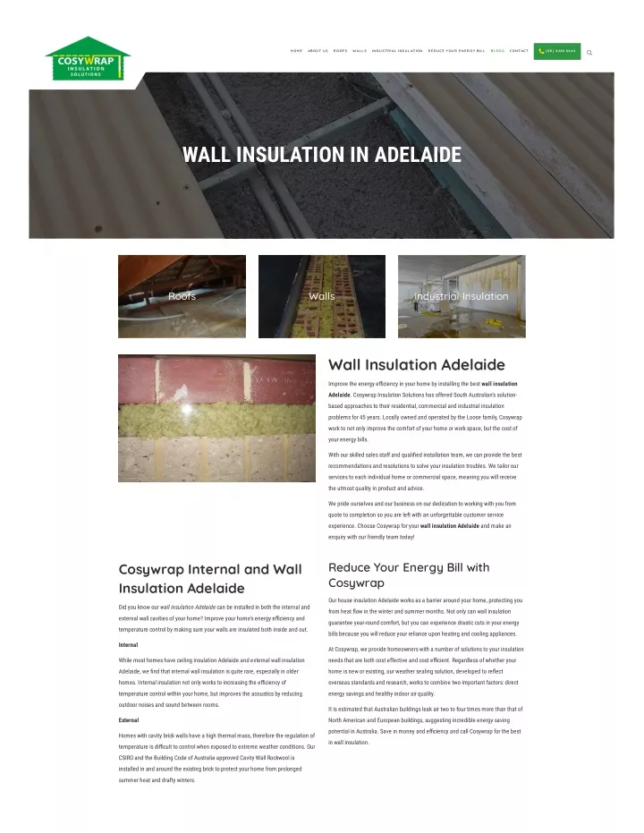 PPT Wall Insulation Adelaide PowerPoint Presentation, free download