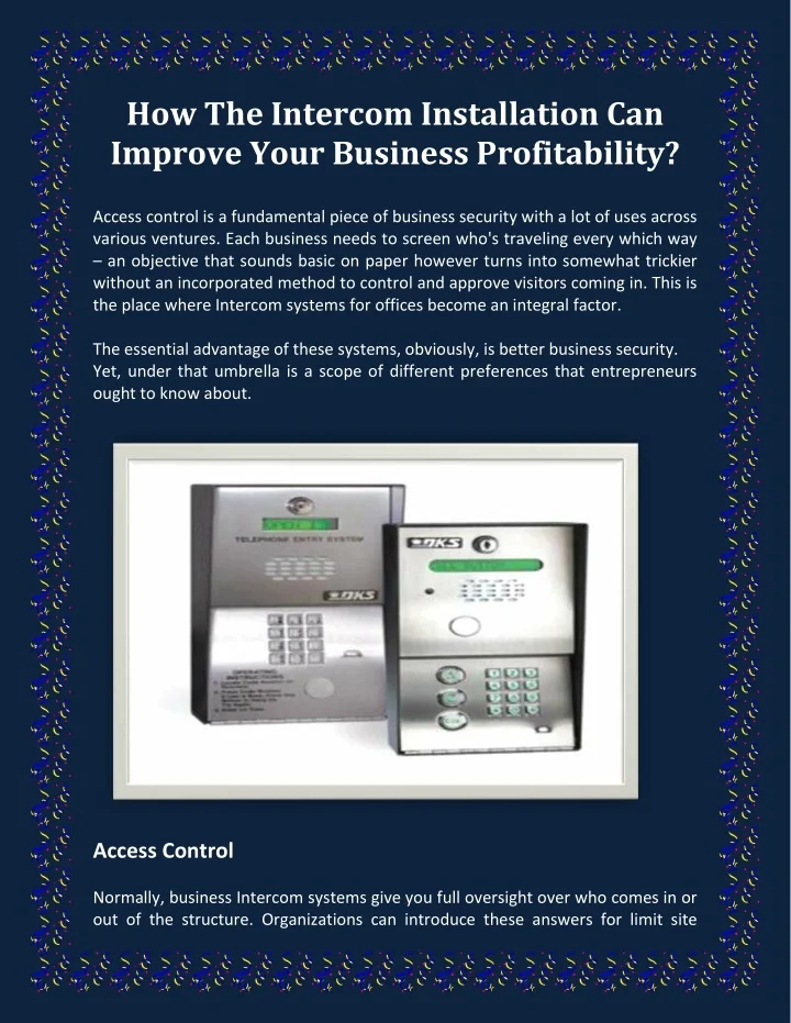 PPT How The Installation Can Improve Your Business Profitability? PowerPoint
