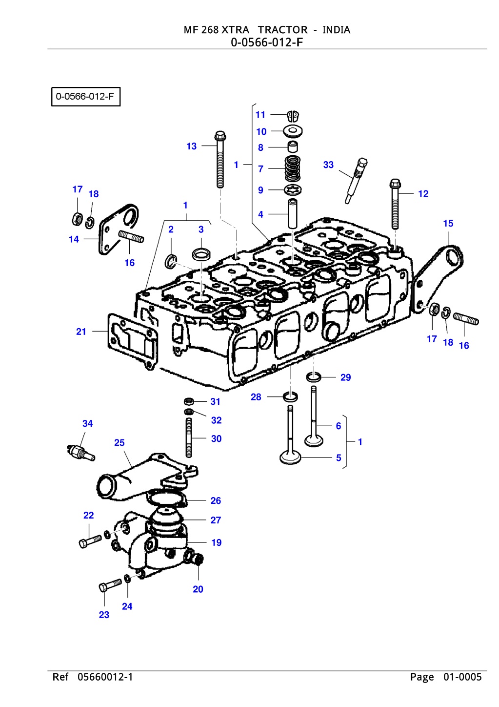 PPT - Massey Ferguson MF268 XTRA TRACTOR (INDIA) Parts Catalogue Manual ...