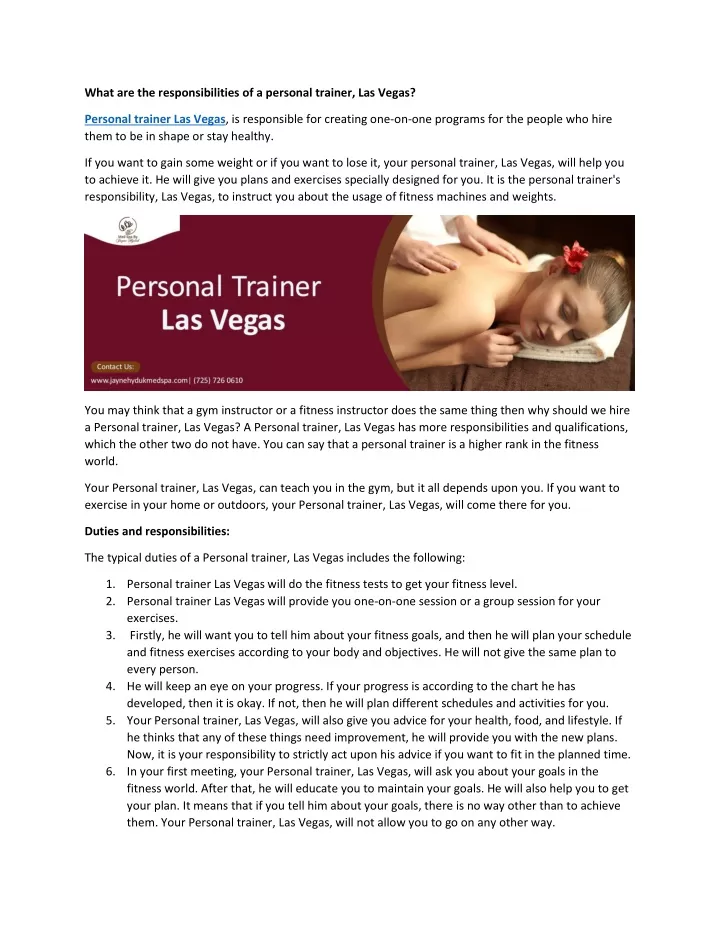 ppt-what-are-the-responsibilities-of-a-personal-trainer-las-vegas