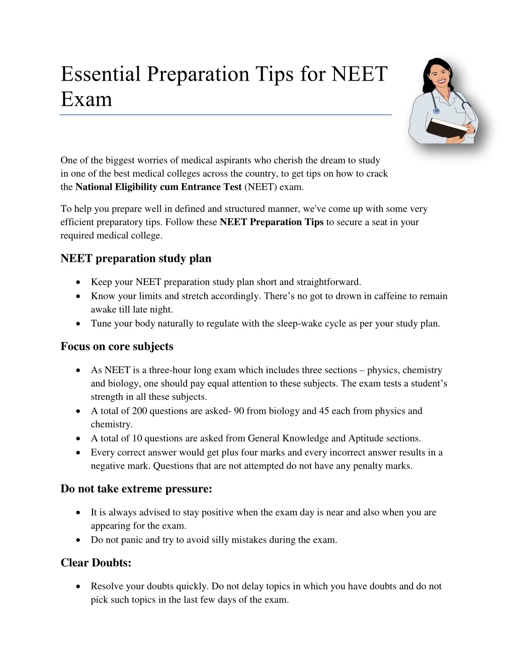 PPT - Essential Preparation Tips For NEET Exam PowerPoint Presentation ...