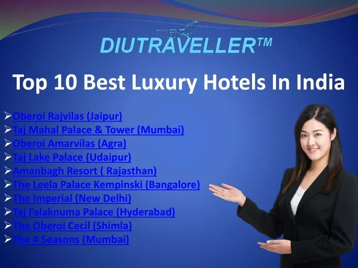 Ppt Top 10 Best Luxury Hotels In India Powerpoint Presentation Free