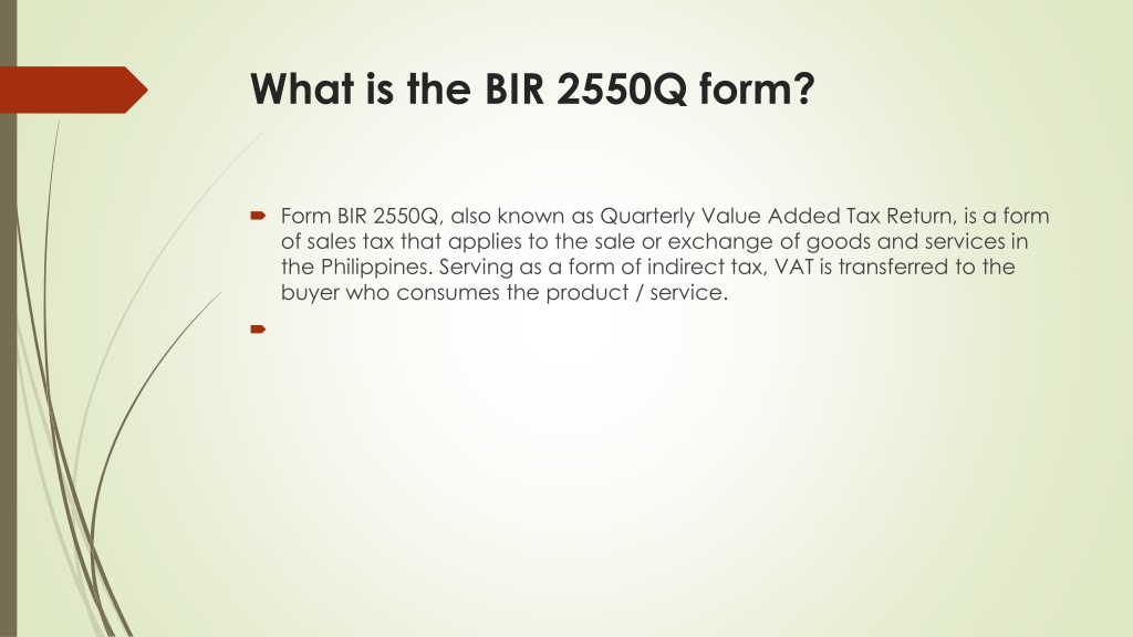 Ppt What You Need To Know About Bir Form 2550m And 2550q Powerpoint