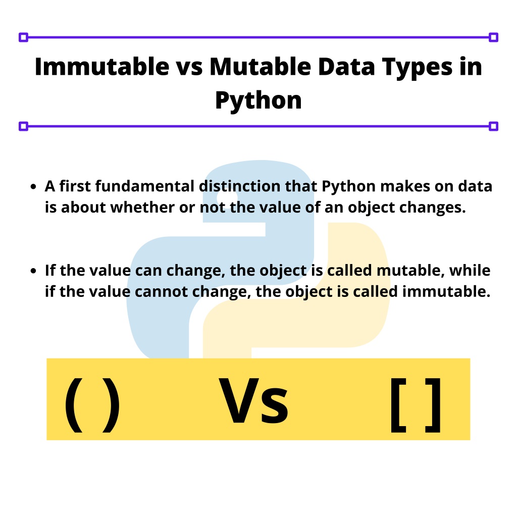 Immutable Vs Mutable Data Types In Python 1 L 