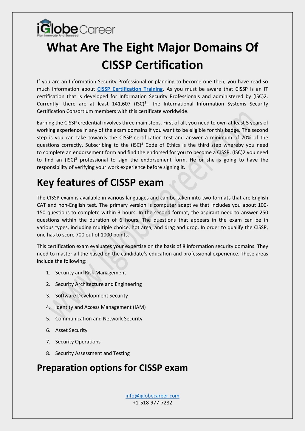 PPT - What Are The Eight Major Domains Of CISSP Certification ...