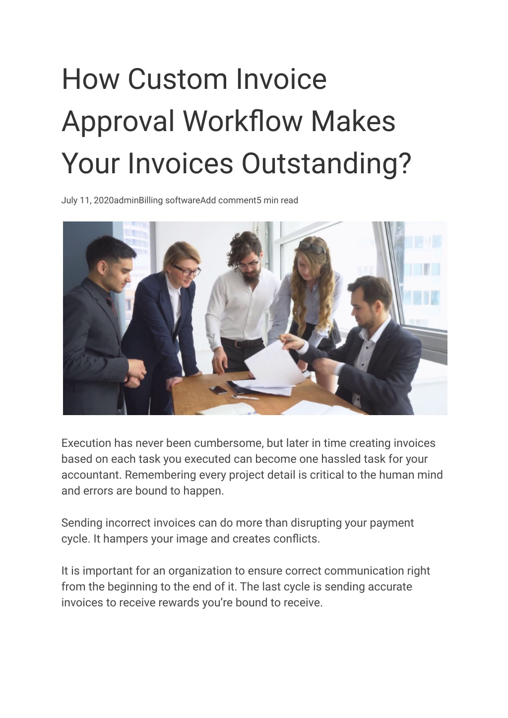 Ppt How Custom Invoice Approval Workflow Makes Your Invoices Outstanding Powerpoint 5086