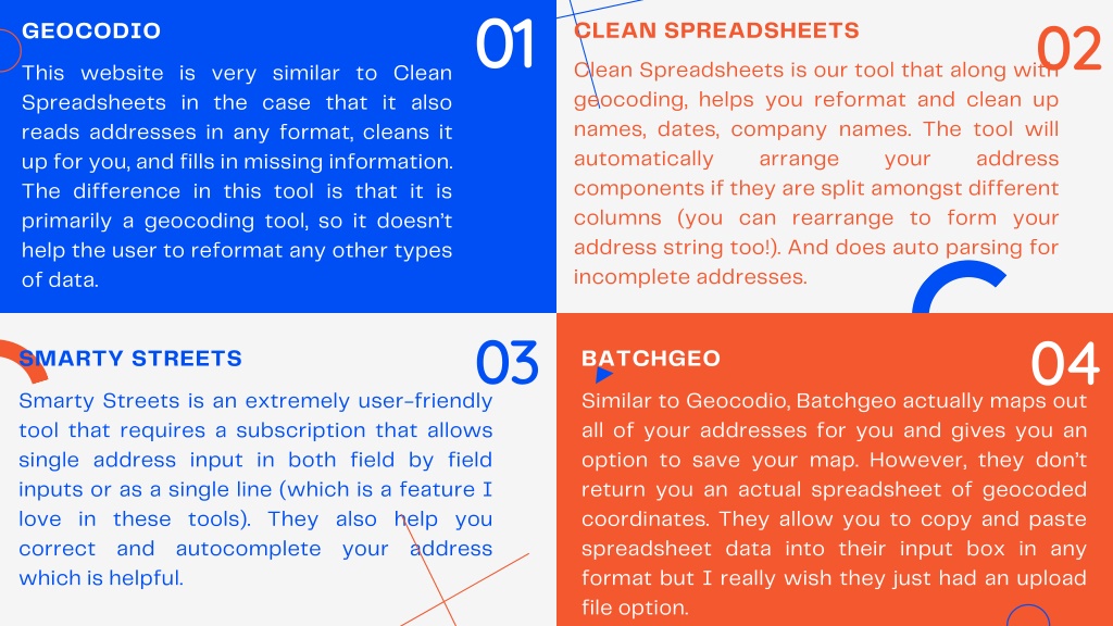 Ppt How To Choose Best Geocoding Tools Clean Spreadsheets Powerpoint Presentation Id10620018 6972