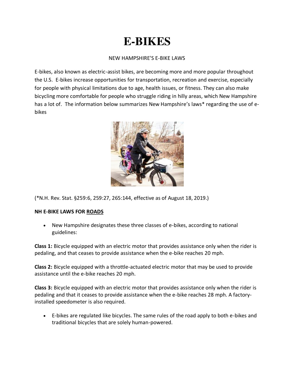 research papers on e bike