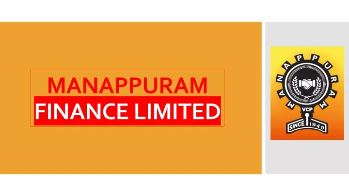PPT Manappuram Finance PowerPoint Presentation free download ID PPT Manappuram Finance PowerPoint Presentation free download ID