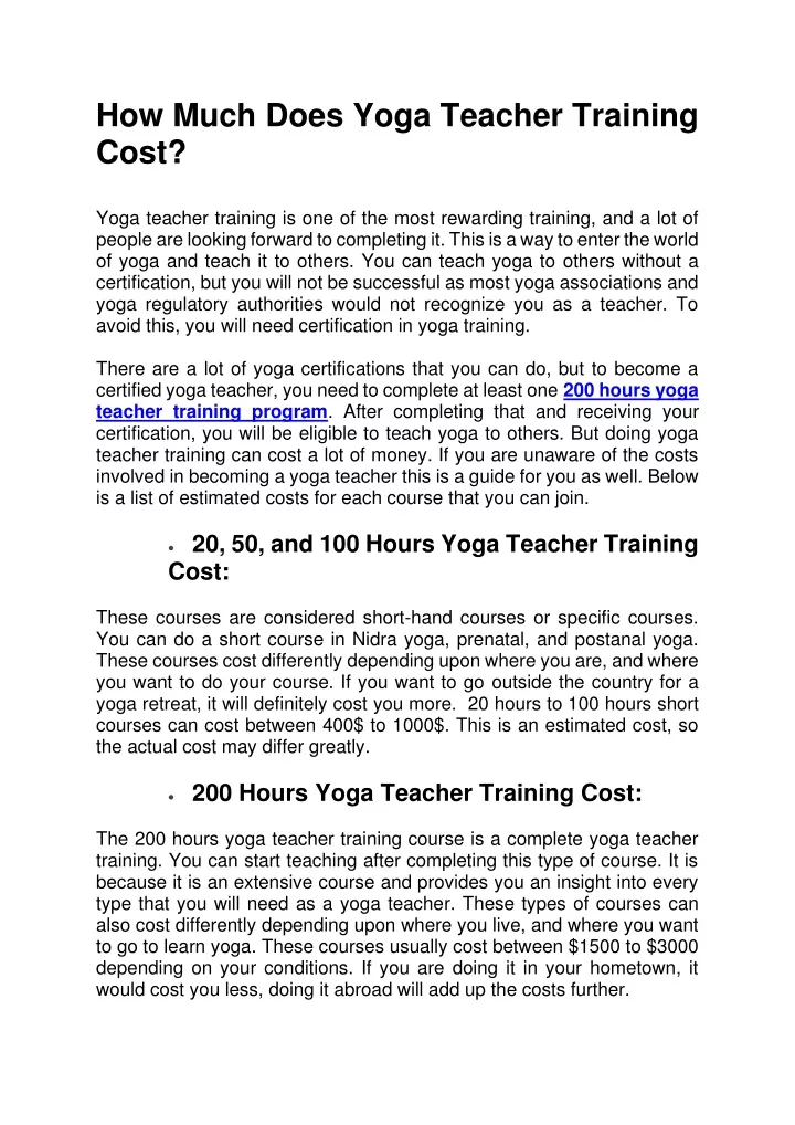 ppt-how-much-does-yoga-teacher-training-cost-powerpoint-presentation