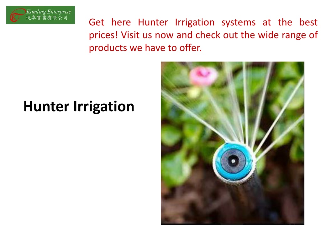 PPT Hunter Irrigation PowerPoint Presentation, free download ID